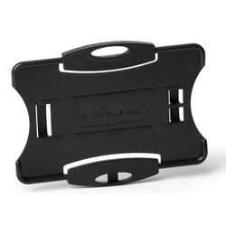 Porte-cartes durable couché noir