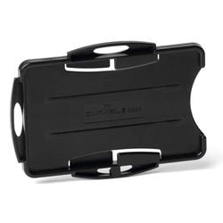 Porte-cartes durable debout noir
