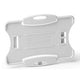 Porte-cartes durable horizontal gris