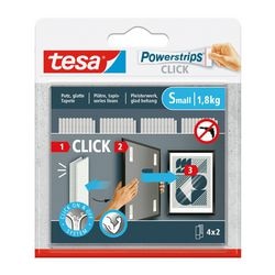 Tesa 1074191 - multiprises clic 4x2 s | 10 pièces