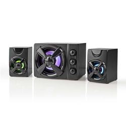 Nedis gspr31021bk système d'enceintes noir