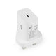 Chargeur mural Nedis wcpd20w102wtuk blanc