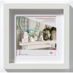 Walther Stockholm - cadre en bois mdf - format photo 20x20 cm - blanc