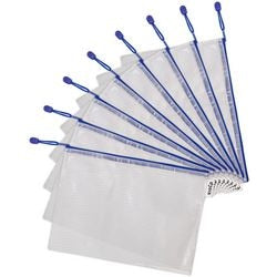 Sac de rangement djois a4 bleu PVC (polychlorure de vinyle)