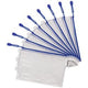 Sac de rangement djois a5 bleu PVC (polychlorure de vinyle)
