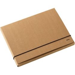 Chemise à documents djois kraft line a4 carton marron