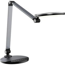 Lampe de bureau alimentée par paperflow mandrin led noir alimentation secteur 454x100x433 mm