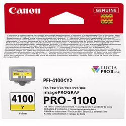 Cartouche d'encre Canon PFI-4100Y jaune originale