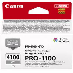 Cartouche d'encre Canon PFI-4100GY grise originale