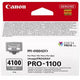 Cartouche d'encre Canon PFI-4100GY grise originale