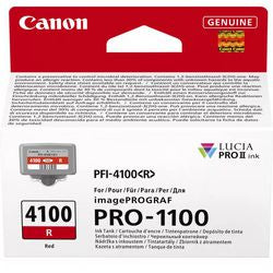 Cartouche d'encre Canon PFI-4100R rouge originale