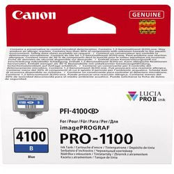 Cartouche d'encre Canon PFI-4100B bleue originale