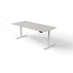 Bureau assis-debout Kerkmann Move 3 rectangulaire gris clair