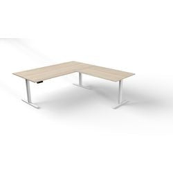 Bureau assis-debout Kerkmann Move 3 en forme de L