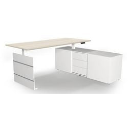 Bureau assis-debout à 3 coins Move Kerkmann