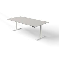Bureau assis-debout Kerkmann Move 3 rectangulaire gris clair