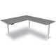 Bureau assis-debout Kerkmann Move 3 en forme de L graphite