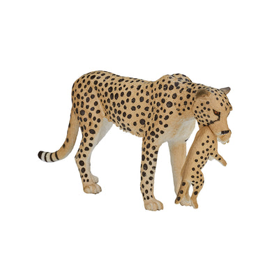 Femme de guépard faunique mojo avec Cub 387167
