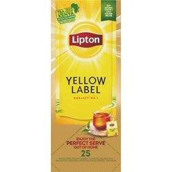 Thé noir lipton 8720608019816 fgs étiquette jaune 25 portions