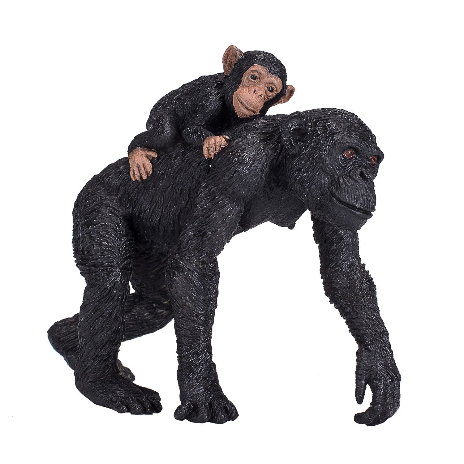 Chimpanzé de la faune Mojo avec bébé 387264