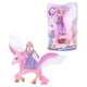 Dream Horse Unicorn Pegasus avec une poupée adolescente