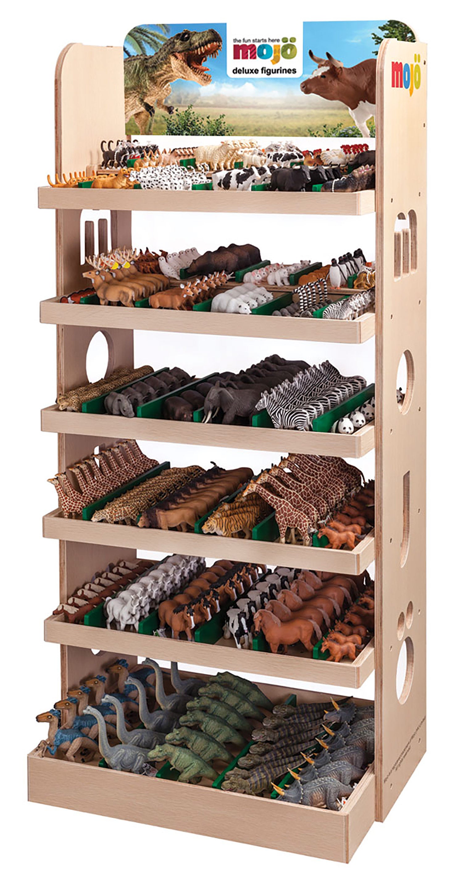 Présentoir en bois Mojo - 387529