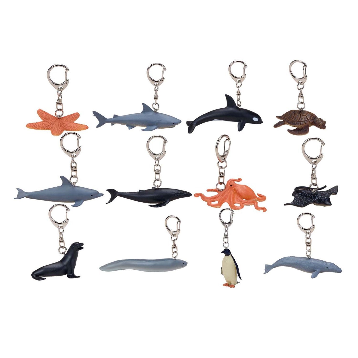 Porte-clés Mojo sealife, 36 pièces. - 387429
