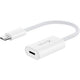 Câble de chargement xlayer USB-C mâle vers Apple Lightning 12 cm blanc