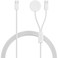 Câble de chargement xlayer USB-C mâle 1,5 m blanc