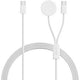 Câble de chargement xlayer USB-C mâle 1,5 m blanc