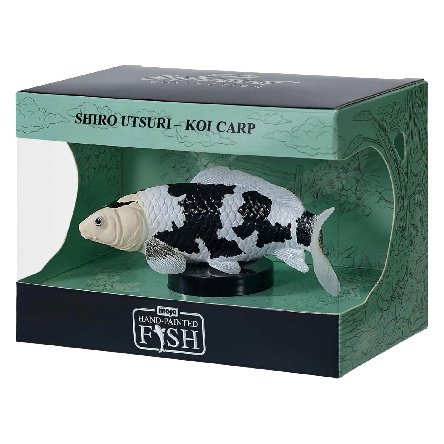 Collection Mojo koi - shiro utsuri koi noir et blanc 381120