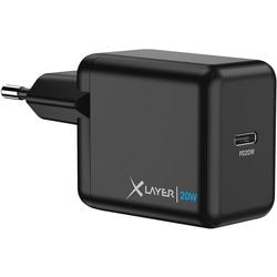 Chargeur mural xlayer 20 w noir