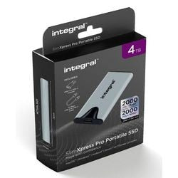 SSD intégral 4 To USB 3.2 (gen 2) argent