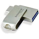Clé USB intégrée 64 Go métal double USB-C et USB 3.0 - 9500285
