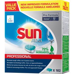 Tablettes pour lave-vaisselle sun professional pastilles tout en 1