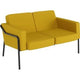 Canapé deux places medso classic c2medlclsx1011 jaune