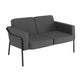 Canapé deux places medso classic c2medlclsx1002 anthracite