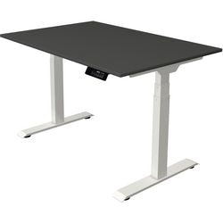 Bureau assis-debout Kerkmann move 1 stable graphite, blanc 1270 mm x 1200 mm
