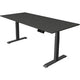 Bureau assis-debout Kerkmann move 1 stable graphite, gris 1270 mm x 1800 mm