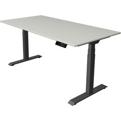 Bureau assis-debout Kerkmann Move 1 gris stable 1270 mm x 1600 mm