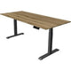 Bureau assis-debout Kerkmann Move 1 stable marron, gris 1270 mm x 1800 mm