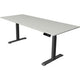 Bureau assis-debout Kerkmann Move 1 gris stable 1270 mm x 2000 mm