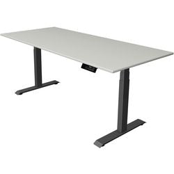 Bureau assis-debout Kerkmann Move 1 stable gris 1270 mm x 1800 mm