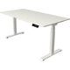 Bureau assis-debout Kerkmann Move 1 stable blanc 1270 mm x 1600 mm