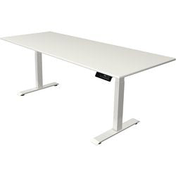 Bureau assis-debout Kerkmann Move 1 stable blanc 1270 mm x 2000 mm