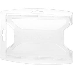 Porte-cartes de sécurité durable transparent 6,4 mm x 100 mm x 74 mm