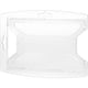 Porte-cartes de sécurité durable transparent 6,4 mm x 100 mm x 74 mm