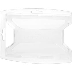 Porte-cartes de sécurité durable transparent 8,4 mm x 100 mm x 74 mm