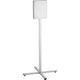 Support de sol durable gris 638 mm x 638 mm x 1348 mm