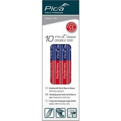 Pic un crayon double 559 rouge bleu | 17,5 cm | 10 pièces - pi559-10